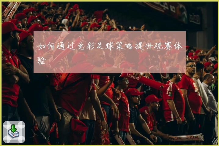 如何通过竞彩足球策略提升观赛体验